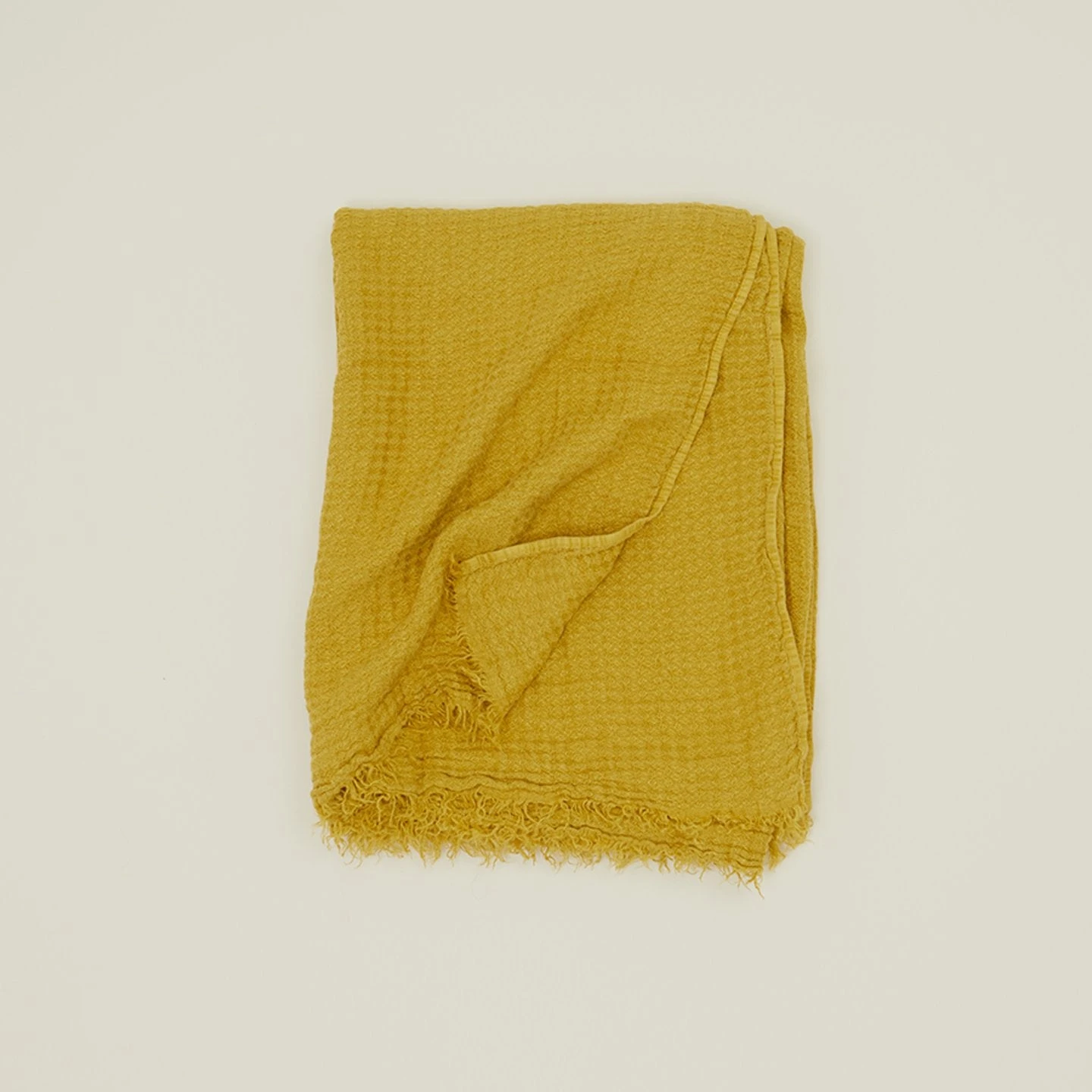 Simple Linen Throw - Mustard 1 Simple Linen Throw - Mustard