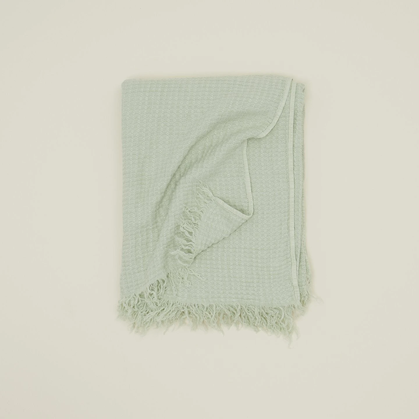 Simple Linen Throw - Sage 1 Simple Linen Throw - Sage