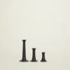 Simple Candle Holder - Black
