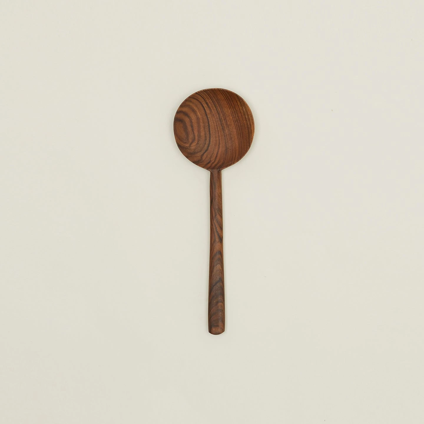 Hand Carved Walnut Large Round Spoon 1 Hand Carved Walnut Large Round Spoon