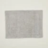 Simple Terry Bath Mat - Light Grey