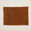 Simple Terry Bath Mat - Terracotta