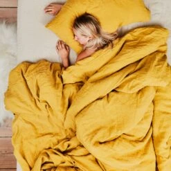 Simple Linen Pillowcases, Set Of 2 - Mustard -Home Furnishing Store 20170722 HA FW17 3161 R d41ce309 6d8f 4b47 8a23 87b7763692d8