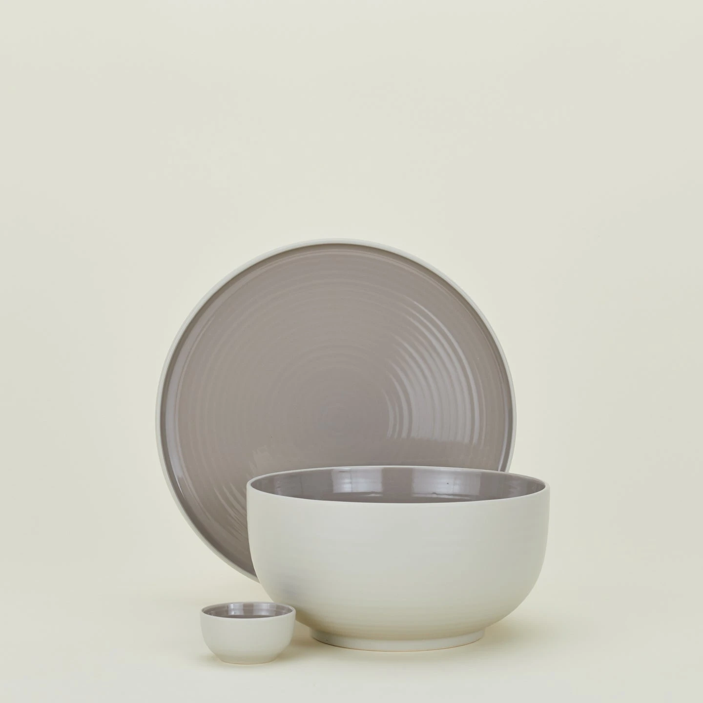 Essential Extra Small Bowl, Set Of 2 - Light Grey 3 Essential Extra Small Bowl, Set Of 2 - Light Grey - Image 3