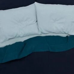 Simple Linen Fitted Sheet - Peacock -Home Furnishing Store 2021 FW21 ADDITIONAL37252 2963a4cd d7c2 4a24 8bae 309799e30adf