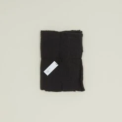 Simple Linen Flat Sheet - Black