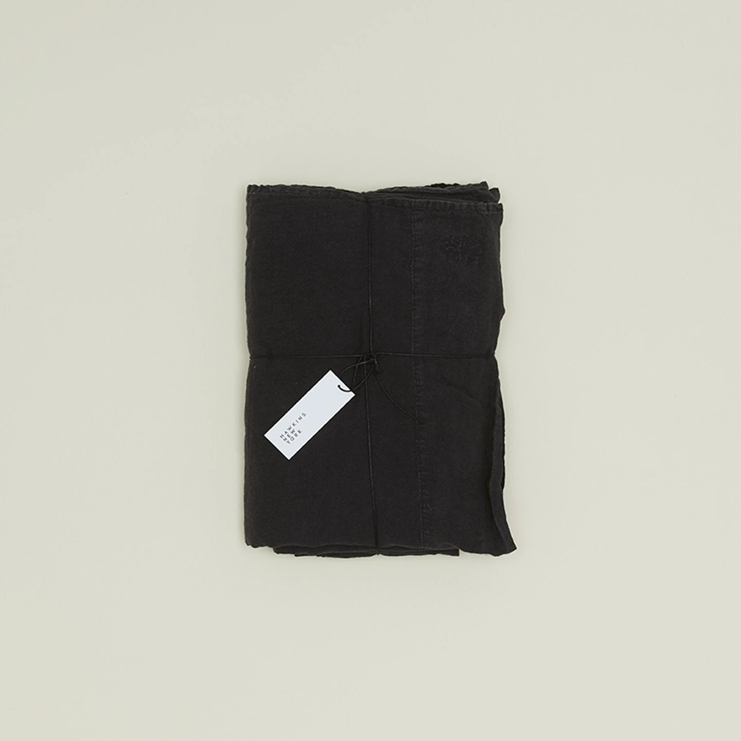 Simple Linen Flat Sheet - Black 1 Simple Linen Flat Sheet - Black