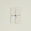 Simple Linen Flat Sheet - Ivory