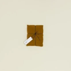 Simple Linen Pillowcases, Set Of 2 - Bronze -Home Furnishing Store 2021 JUNE HNY NEW WEBSITE25855 bronze