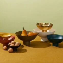 Essential Footed Bowl - Olive 8 Essential Footed Bowl - Olive -Home Furnishing Store 2022 COLOR STORY JULY18286