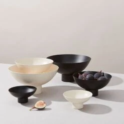 Essential Footed Bowl - Black -Home Furnishing Store 2022 COLOR STORY JULY20998 23e60dbe b6a0 44c1 9593 c9781618c6f7