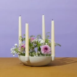 Ferm LIVING Bowl Candle Holder -Home Furnishing Store 2023 EMAILHOMEPAGE EDITORIAL0557