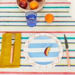Bamboo Melamine Side Plate, Set Of 4 - Blue Wide Stripe 6 Bamboo Melamine Side Plate, Set Of 4 - Blue Wide Stripe -Home Furnishing Store 2024 Q2 al fresco dining table tablecloth xenia taler plates 10 1 5027c4b9 26d6 4d2b a333 29a9b7beca2d