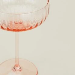 Ribbed Coupe Glass -Home Furnishing Store AVL.500.30.006.095 DETAIL