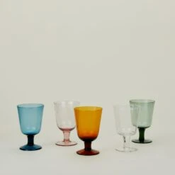 Stemmed Wine Glass - Peacock -Home Furnishing Store BCS.500.30.001.MIX 9538ffe8 0bd1 426f 95ec c34cd527ef99