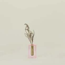 Reversible Glass Vase - Green/Pink -Home Furnishing Store BLD.100.30.001.095 b1