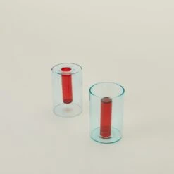 Reversible Glass Vase - Red/Blue -Home Furnishing Store BLD.100.30.001.580 b