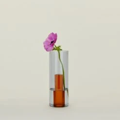 Reversible Glass Vase - Orange/Grey -Home Furnishing Store BLD.100.30.002.910 a
