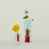 Reversible Glass Vase - Red/Blue