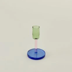 Color Block Candle Holder - Green/Pink -Home Furnishing Store BLD.100.40.001.380 d