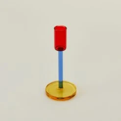 Color Block Candle Holder - Red/Blue -Home Furnishing Store BLD.100.40.002.195 d