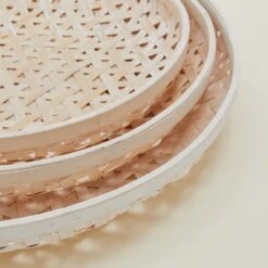 Bloomingville Handwoven Bamboo Baskets, Set Of 3 -Home Furnishing Store BLV.100.50.001.045 DETAIL