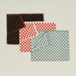 Roman Check Bath Mat - Brown -Home Furnishing Store BNA.600.50.002.MIX alt