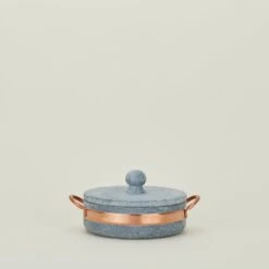 Soapstone Saute Pan With Lid