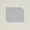 Checked Linen Placemat, Set Of 4