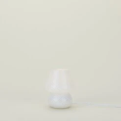 Glass Mini Mushroom Lamp - White -Home Furnishing Store FRE.200.50.001.000 b