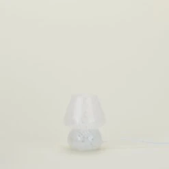 Glass Mini Mushroom Lamp - Confetti White -Home Furnishing Store FRE.200.50.003.000 b1