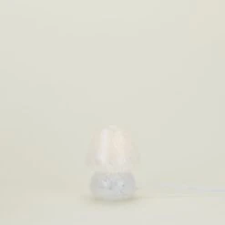 Glass Mini Mushroom Lamp - Confetti White -Home Furnishing Store FRE.200.50.003.000 c