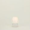 Glass Mini Mushroom Lamp - Confetti White