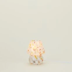 Glass Mini Mushroom Lamp - Confetti Multi -Home Furnishing Store FRE.200.50.003.150 c
