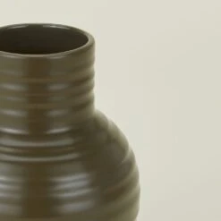 Essential Ceramic Vase - Olive -Home Furnishing Store HNY.100.30.021.380 DETAIL