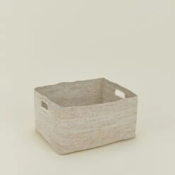 Essential Low Basket - White