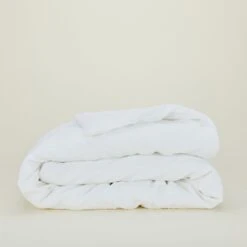Simple Linen Duvet - White
