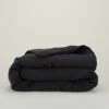 Simple Linen Duvet - Black