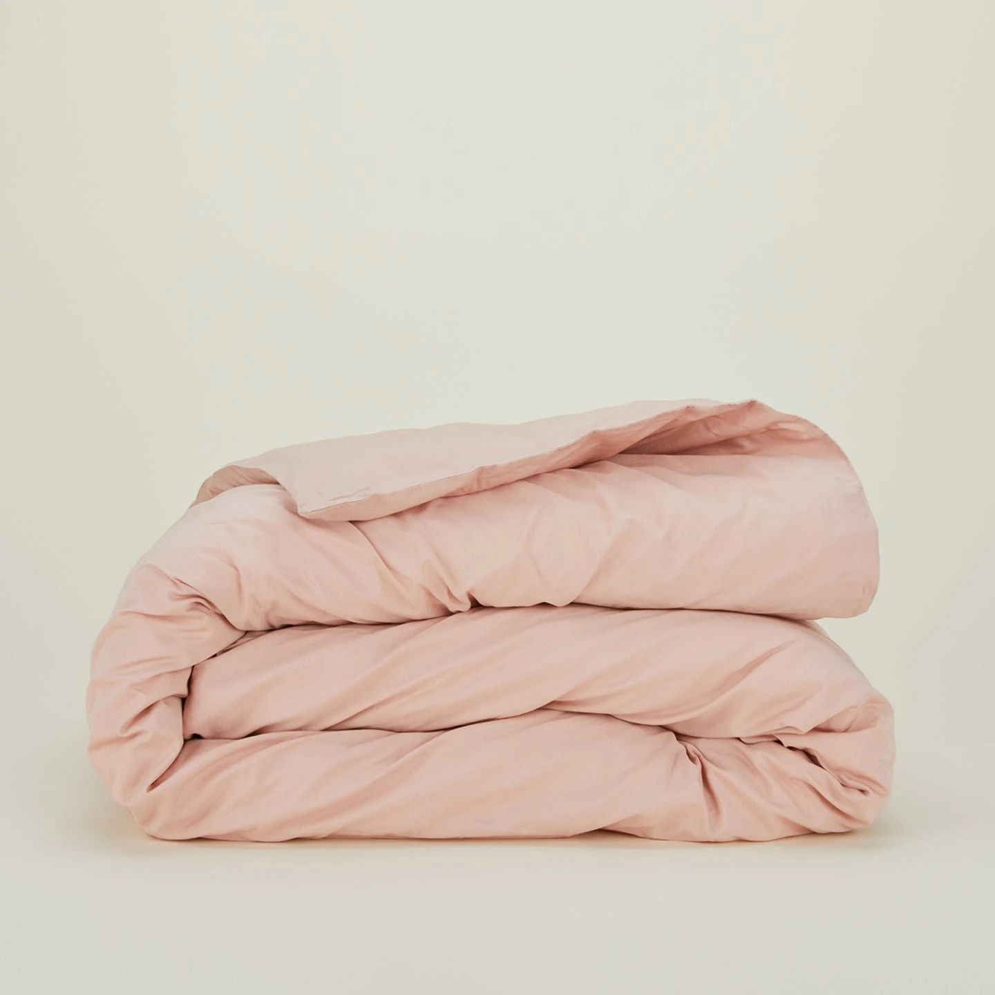 Essential Percale Duvet - Blush 1 Essential Percale Duvet - Blush