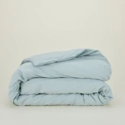 Essential Percale Duvet - Sky
