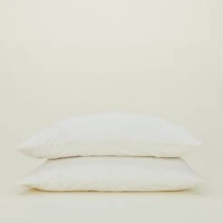 Essential Percale Pillowcases, Set Of 2 - Ivory
