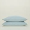 Essential Percale Pillowcases, Set Of 2 - Sky