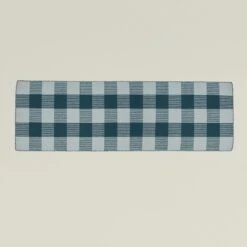 Simple Plaid Runner - Sky/Peacock