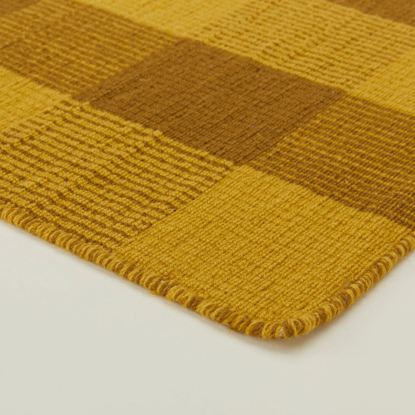 Simple Plaid Runner - Mustard/Bronze 2 Simple Plaid Runner - Mustard/Bronze - Image 2