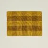 Simple Plaid Rug - Mustard/Bronze