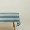 Essential Striped Tablecloth - Sky/Peacock