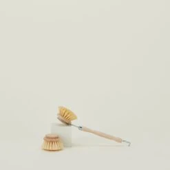 Essential Wood Handled Scrubber + Replacement Brush
