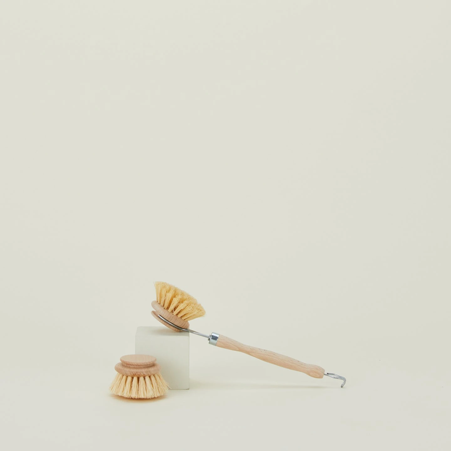 Essential Wood Handled Scrubber + Replacement Brush 1 Essential Wood Handled Scrubber + Replacement Brush