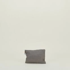Simple Linen Zipper Pouch - Dark Grey -Home Furnishing Store HNY.600.50.040.910