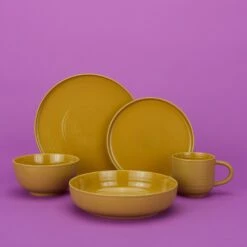 Essential Large Bowl, Set Of 4 - Mustard 8 Essential Large Bowl, Set Of 4 - Mustard -Home Furnishing Store IMG 1639 5889d26d 8743 48af b072 240aeec06693